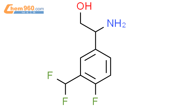 1270371 64 62 Amino 2 3 Difluoromethyl 4 Fluorophenyl Ethan 1 Olcas