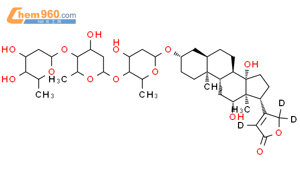 地高辛-d3; 异羟洋地黄毒苷-d3