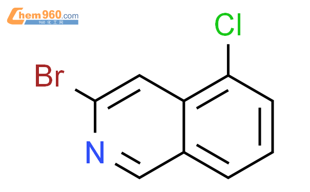 3-Bromo-5-chloroisoquinoline结构式图片|1276056-67-7结构式图片