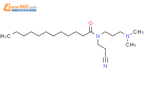 Dodecanamide N Cyanoethyl N Dimethylamino Propyl