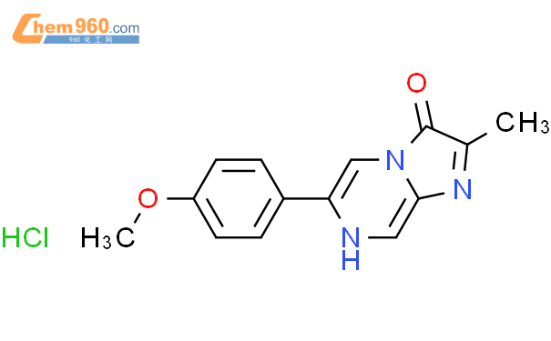 6-(4-甲氧基苯基)-2-甲基-3，7-二氢咪唑并[1，2-a]吡嗪-3-酮盐酸盐
