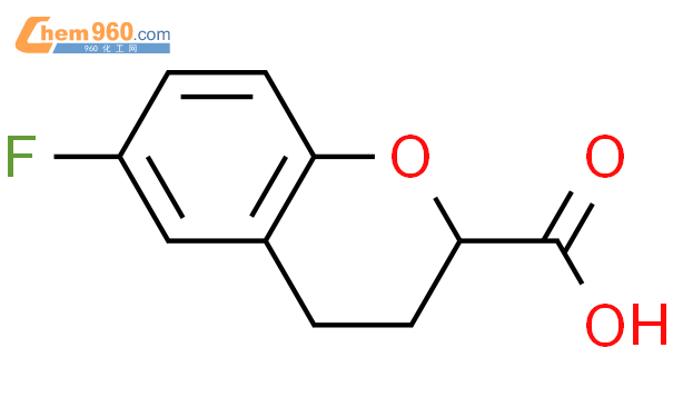 6-氟-3,4-二氢-2H-苯并吡喃-2-甲酸结构式图片|129050-20-0结构式图片