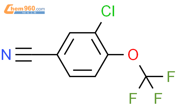3-氯-4-(三氟甲氧基)苯甲腈结构式图片|129604-26-8结构式图片
