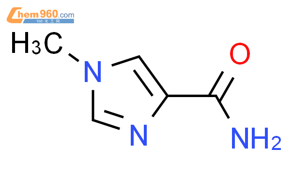 1-甲基-1H-咪唑-4-甲酰胺结构式图片|129993-47-1结构式图片