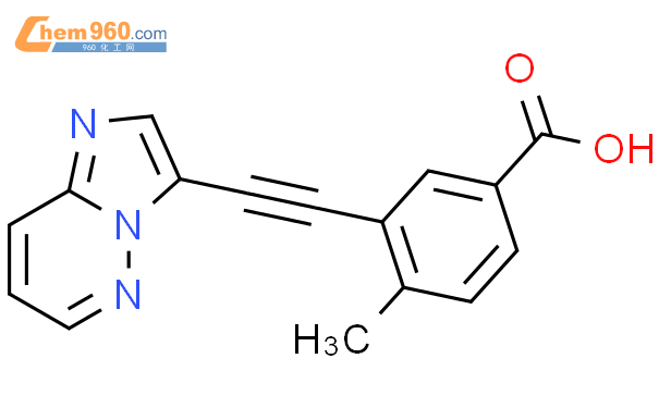 3-(2-{咪唑并[1,2-b]哒嗪-3-基}乙炔基)-4-甲基苯甲酸