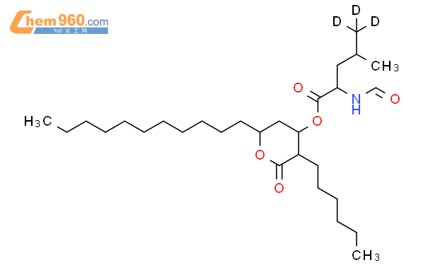 N-甲酰基-l-亮氨酸 (3s,4s,6s)-3-己基四氢-2-氧代-6-十一基-2H-吡喃-4-基酯