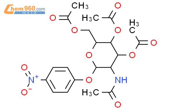 4,6-o-三乙酰基-2-脫氧-α-d-吡喃葡糖糖苷結構式