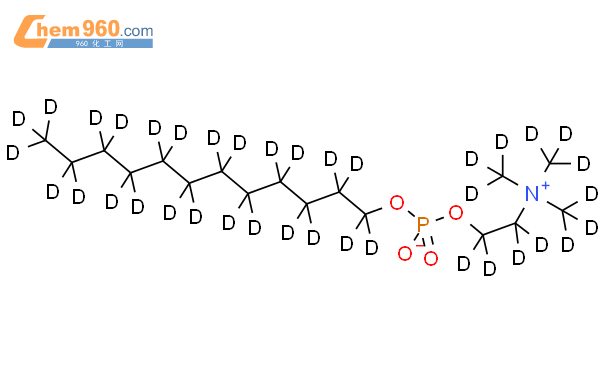 十二烷基磷酸胆碱-D38结构式图片|130890-78-7结构式图片