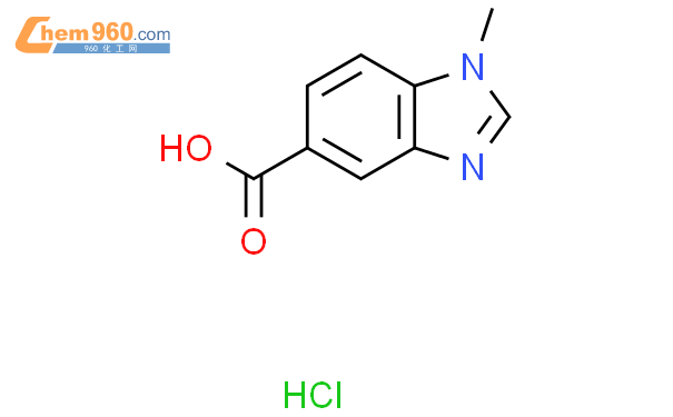 1-methyl-1H-1,3-benzodiazole-5-carboxylic acid hydrochloride