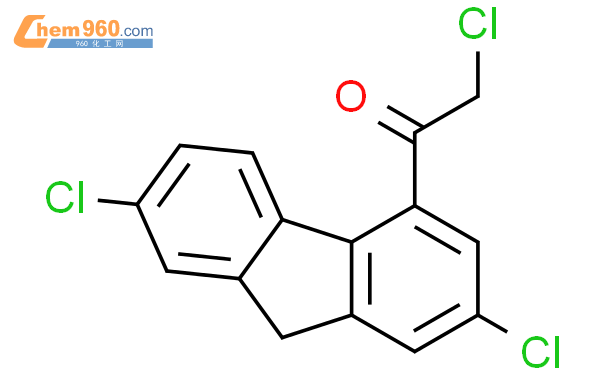 4-乙酰氯-2,7-二氯芴结构式图片|131023-37-5结构式图片