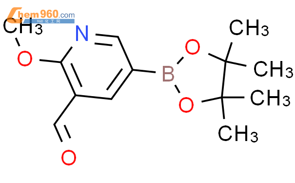 2-甲氧基-5-(4,4,5,5-四甲基-1,3,2-二氧杂环戊硼烷-2-基)烟醛
