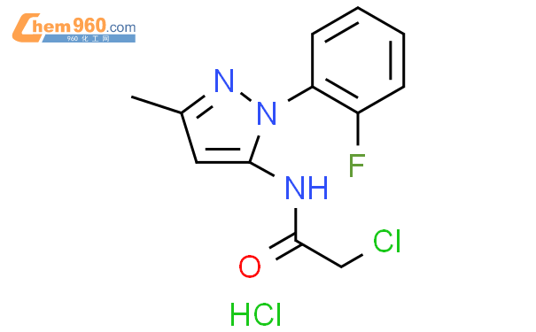 2-Chloro-N-[1-(2-fluorophenyl)-3-methyl-1H-pyrazol-5-yl]acetamide hydrochloride