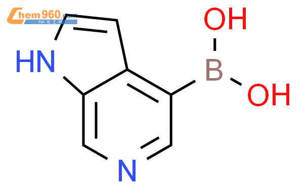 (1H-Pyrrolo[2,3-c]pyridin-4-yl)boronic acid结构式图片|1312368-90-3结构式图片