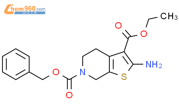 2-氨基-4,7-二氢-5H-噻吩并[2,3-c]吡啶-3,6-二羧酸 6-苄酯3-乙酯