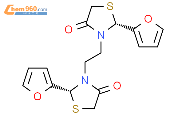 131420 34 3 4 Thiazolidinone 3 3 1 2 ethanediyl bis 2 2 furanyl 131420-34-3-4-thiazolidinone-3-3-1-2-ethanediyl-bis-2-2-furanyl