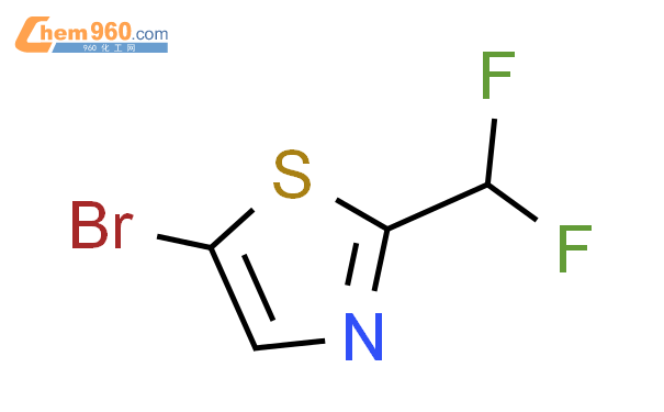 5-溴-2-二氟甲基噻唑结构式图片|1319255-36-1结构式图片