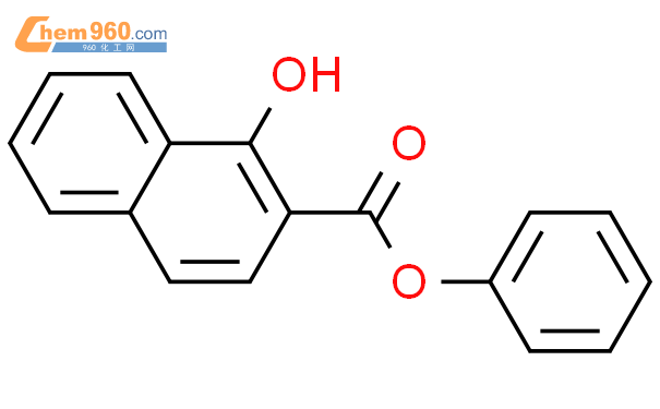 1-羟基-2-萘甲酸苯酯结构式图片|132-54-7结构式图片