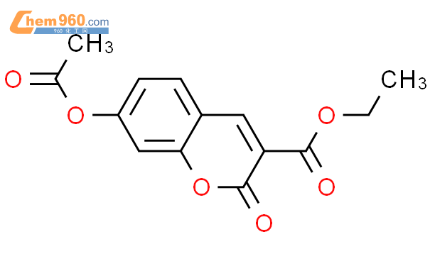 7-乙酰氧基香豆素-3-甲酸乙酯