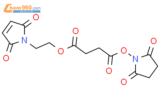 丁二酸 1-[2-(2,5-二氢-2,5-二氧代-1H-吡咯-1-基)乙基]4-(2,5-二氧代-1-吡咯烷基)酯