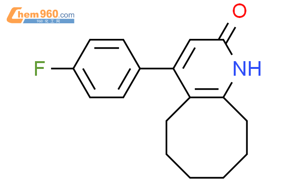 4-（4-氟苯基）-5,6,7,8,9,10-六氢环辛烷并[b]吡啶-2-（1H）-酮结构式图片|132812-72-7结构式图片