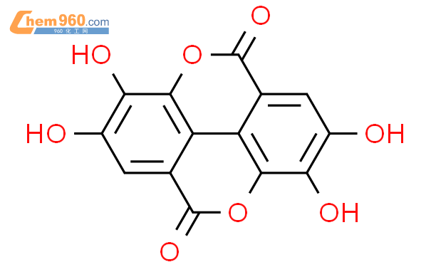 鞣花酸二水合物结构式图片|133039-73-3结构式图片