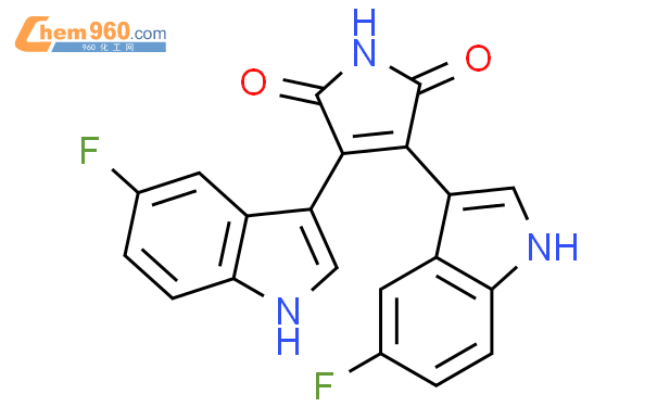 3,4-bis(5-fluoro-1H-indol-3-yl)pyrrole-2,5-dione