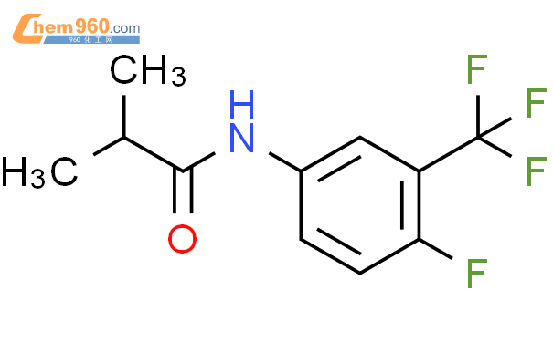 3-三氟甲基-4-硝基苯基异丁酰氨结构式图片|13311-84-7结构式图片