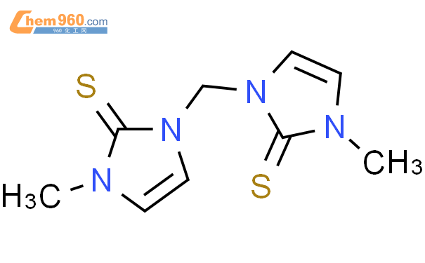 1-methyl-3-[(3-methyl-2-sulfanylideneimidazol-1-yl)methyl]imidazole-2-thione