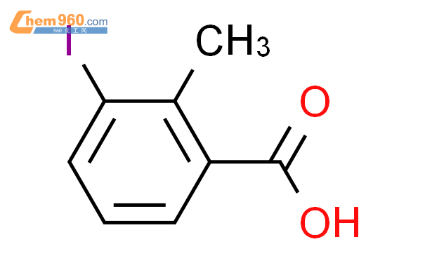 3-碘-2-甲基苯甲酸结构式图片|133232-56-1结构式图片