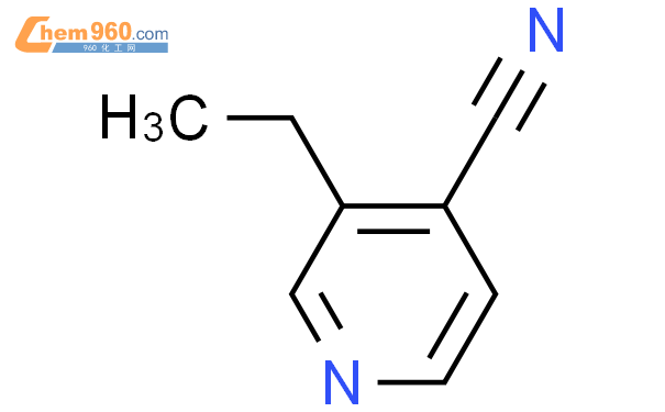 3-乙基吡啶-4-甲腈结构式图片|13341-18-9结构式图片