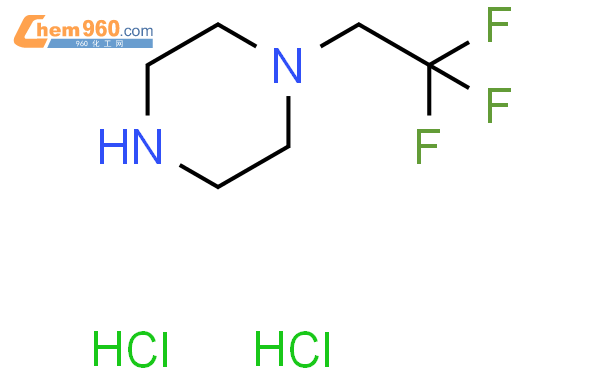 1-(2,2,2-三氟乙基)哌嗪二盐酸盐结构式图片|13349-91-2结构式图片