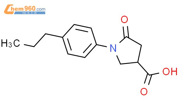 1-(4-丙基苯基)-5-氧代吡咯啉-3-甲酸