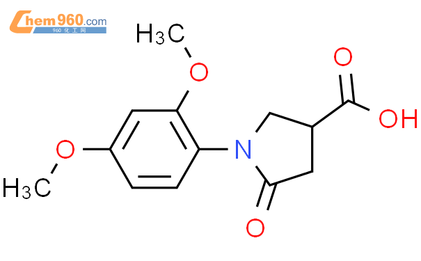 1-(2,4-二甲氧基-苯基)-5-氧代-吡咯烷-3-羧酸