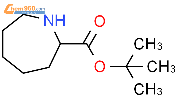 氮杂烷-2-羧酸叔丁酯结构式