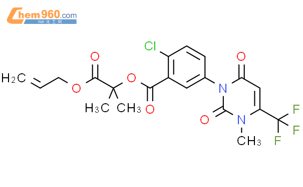 Benzoic acid,2-chloro-5-[3,6-dihydro-3-methyl-2,6-dioxo-4-(trifluoromethyl)-1(2H)-pyrimidinyl]...
