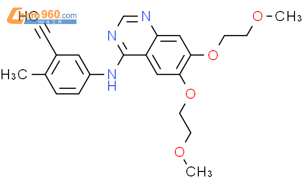 N-(3-Ethynyl-4-methylphenyl)-6,7-bis(2-methoxyethoxy)-4-quinazoli namine