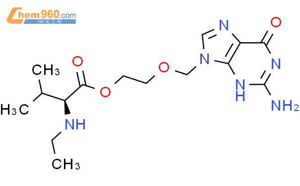 2-[(2-Amino-6-oxo-1,6-dihydro-9H-purin-9-yl)methoxy]ethyl N-ethyl-L-valinate