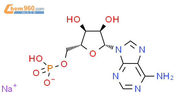 5'-单磷酸腺苷单钠结构式图片|13474-03-8结构式图片