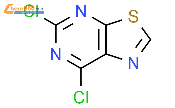 5,7-二氯噻唑并[5,4-D]嘧啶结构式图片|13479-88-4结构式图片