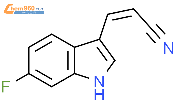 (Z)-3-(6-氟-1H-吲哚-3-基)丙烯腈