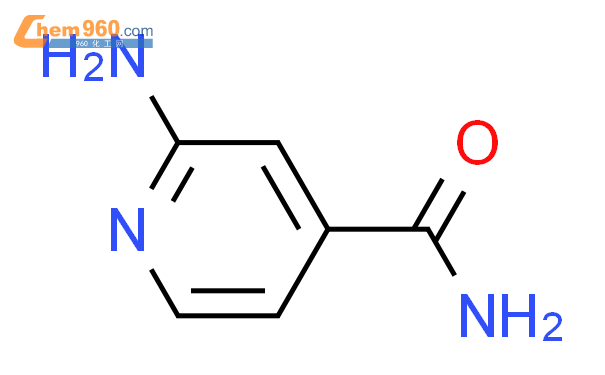 2-氨基吡啶-4-氨甲酰结构式图片|13538-42-6结构式图片