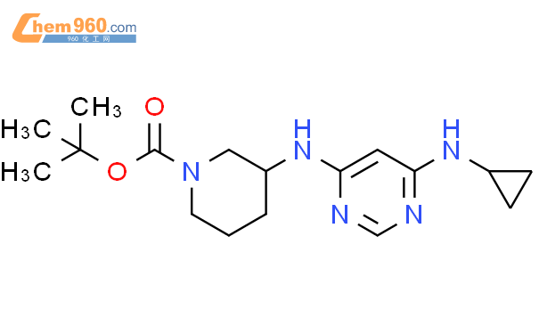 3-（6-环丙基氨基-嘧啶-4-基氨基）-哌啶-1-羧酸叔丁基酯