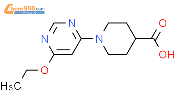 1-(6-Ethoxypyrimidin-4-yl)piperidine-4-carboxylic acid结构式图片|1353987-30-0结构式图片
