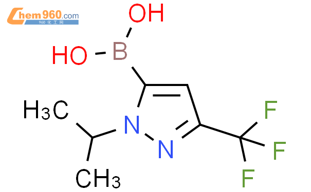 (1-异丙基-3-(三氟甲基)-1H-吡唑-5-基)硼酸结构式图片|1361380-69-9结构式图片
