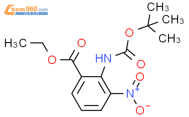 2-((叔丁氧基羰基)氨基)-3-硝基苯甲酸乙酯