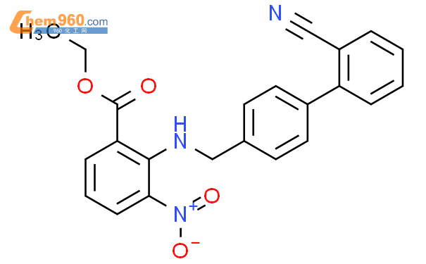 2-[[(2’-氰基联苯-4-基)甲基]氨基]-3-硝基苯甲酸乙酯