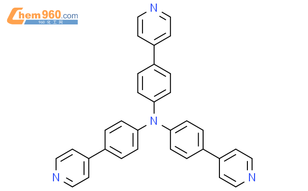 4-(pyridin-4-yl)-N,N-bis[4-(pyridin-4-yl)phenyl]aniline结构式图片|1366291-62-4结构式图片
