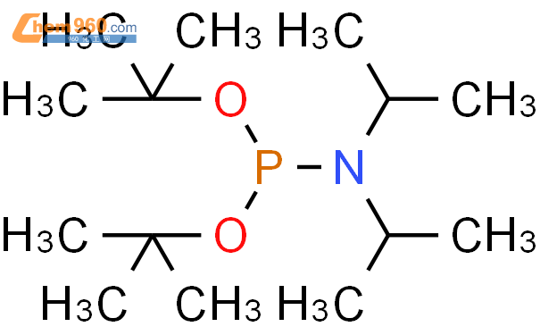 N,N-二异丙基亚磷酰胺二叔丁酯结构式图片|137348-86-8结构式图片
