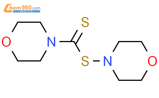 N-氧二亚乙基硫代氨基甲酰-N'-氧二亚乙基次磺酰胺结构式图片|13752-51-7结构式图片