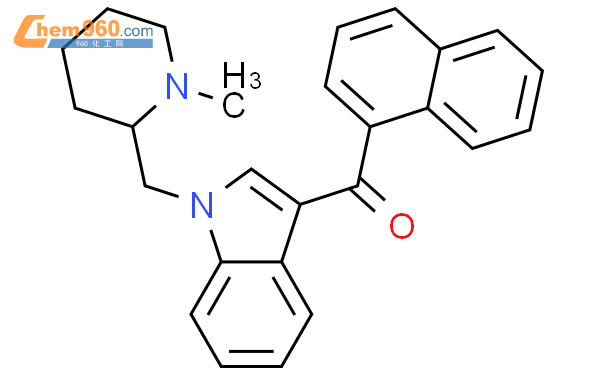 1-[(1-甲基-2-哌啶基)甲基]-1H-吲哚-3-基](萘-1-基)-甲酮